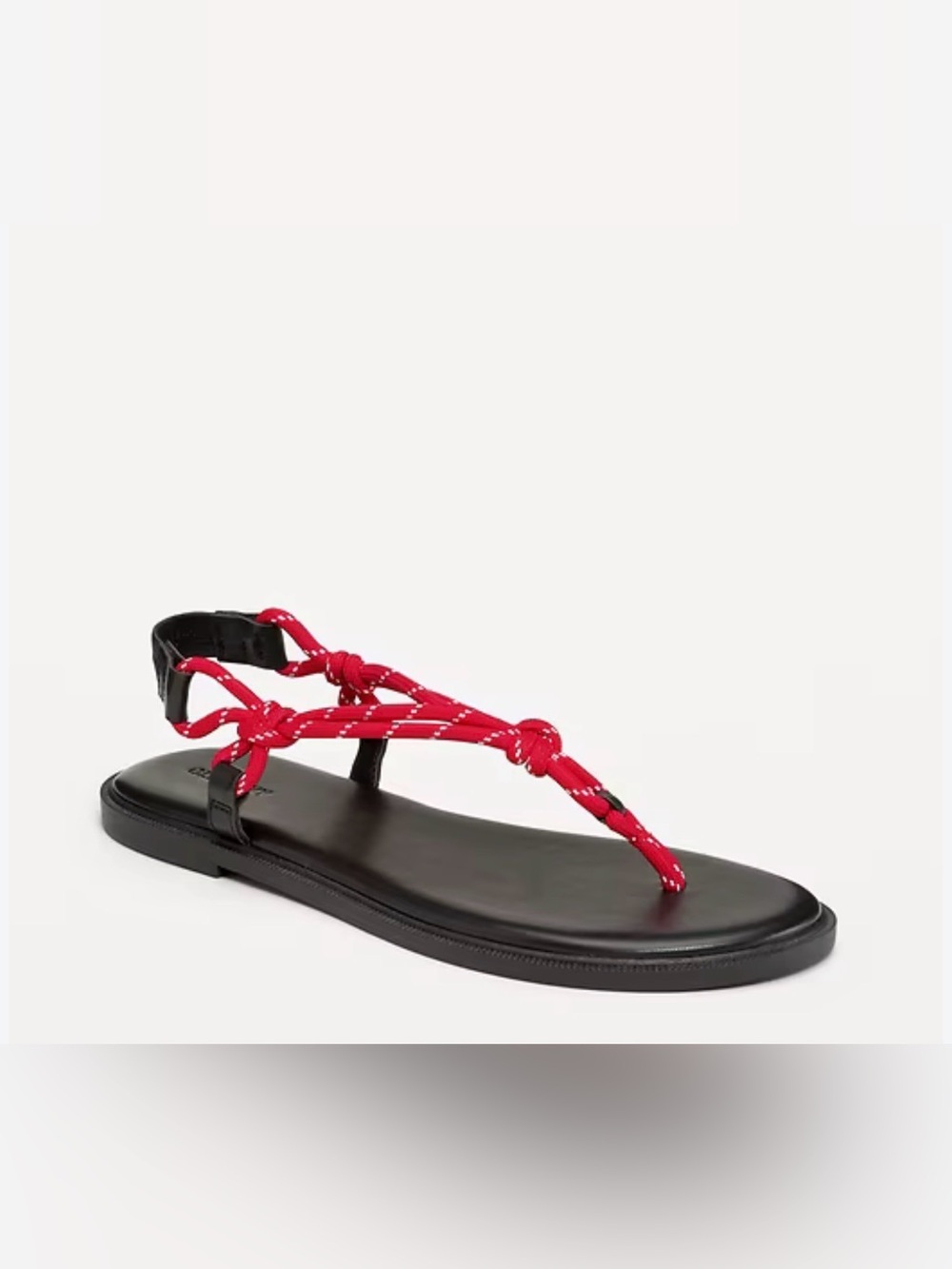 ❤️4 for $25 Old Navy red knotted rope sandals